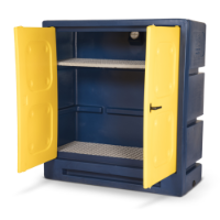 Durable plastic chemical cabinet 1220x550x1310