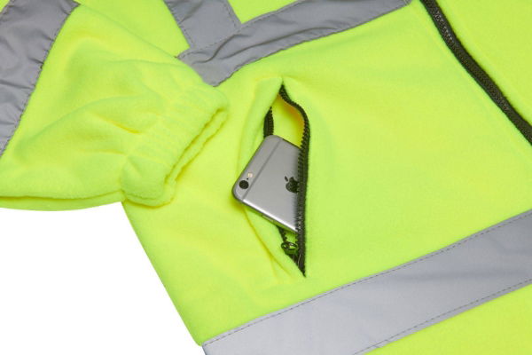 Hudson Yellow Hi Viz Fleece