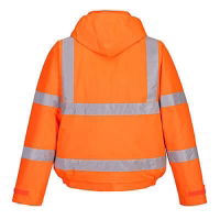 Hi Viz Orange Bomber Jacket