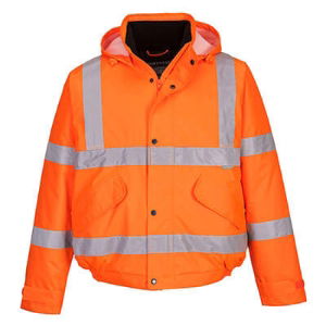 Hi Viz Orange Bomber Jacket