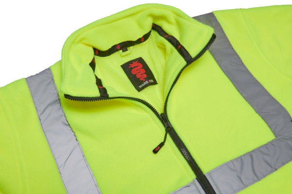 Hudson Yellow Hi Viz Fleece