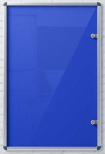 VIZ-PRO LOCKABLE NOTICE BOARD 600X450MM