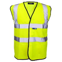 High Visibility Waistcoat Yellow