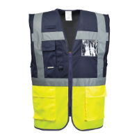 Paris Executive Vest Yellow/Navy