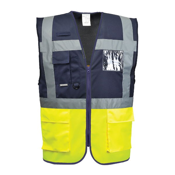 Paris Executive Vest Yellow/Navy