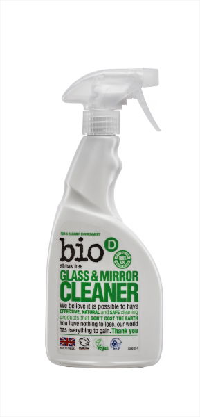 Bio-D Glass & Mirror Spray – 500ML