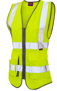 Ladies Yellow Superior Hi Vis Vest