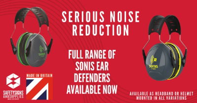 Full Range of Sonis Ear Defenders Available Now