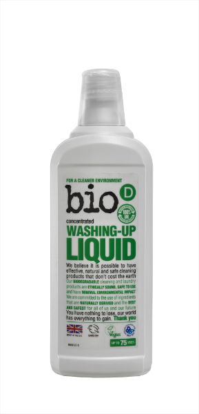 Bio-D Fragrance Free Washing Up Liquid – 750ML