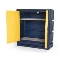 Durable plastic chemical cabinet 1220x550x1310