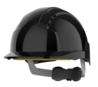 JSP EVOLITE AJB170-001-100 BLACK HARD HAT