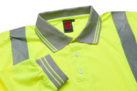 Long Sleeve Yellow Hi Visibility Polo shirt 