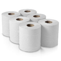 Centre Feed Hand Towels - White Pack of 6