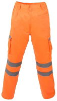 Delray Orange Hi Viz Trouser