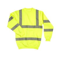 Yellow High Visibility Sweatshirt 