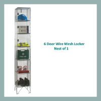 6-Door-Wire-Mesh-Locker-Nest-of-1