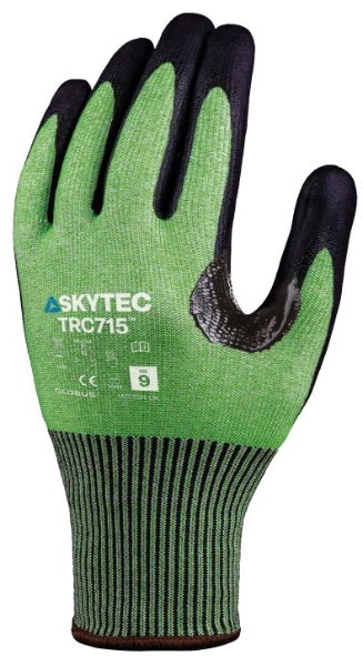 Skytec TRC715 Tricolore Nitrile Foam Green (4X43E) Cut 5 ( E )