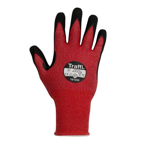 Traffic Glove Red LXT Cut Level A (Carbon Neutral)