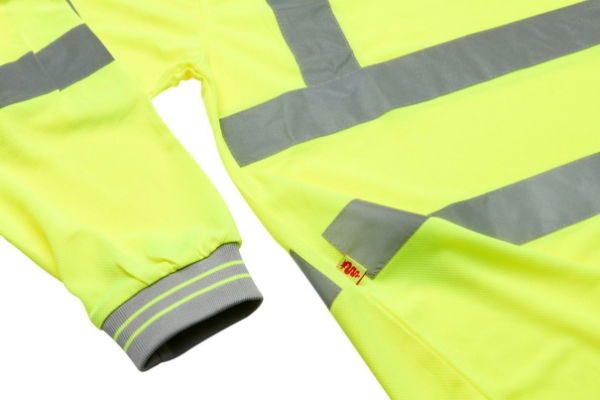 Long Sleeve Yellow Hi Visibility Polo shirt 