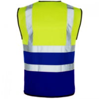 Ladies Yellow/Navy Superior Hi Vis Vest