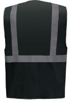 Black Superior Hi Vis Vest