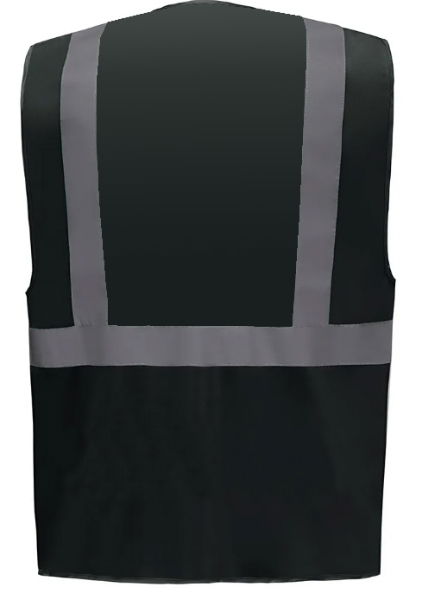 Black Superior Hi Vis Vest