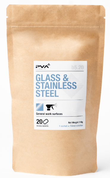 PVA Glass & Stainless Steel x 20 sachets