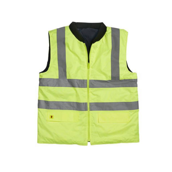 High Visibility Bodywarmer Yellow 