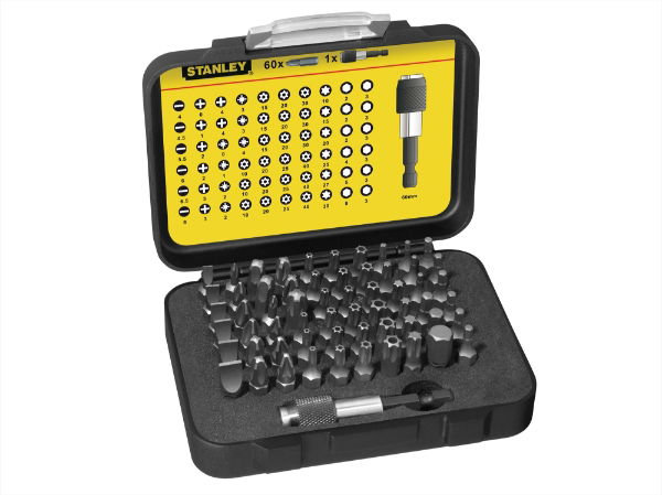 Stanley Bit Set & Holder, 61 Piece